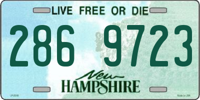 NH license plate 2869723
