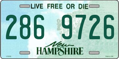 NH license plate 2869726