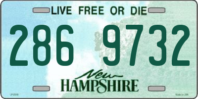 NH license plate 2869732