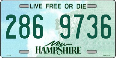 NH license plate 2869736
