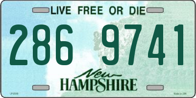 NH license plate 2869741