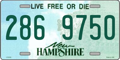 NH license plate 2869750