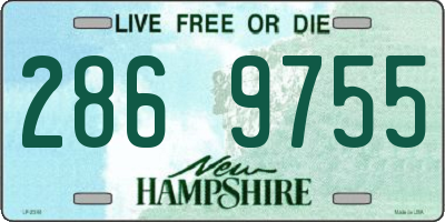 NH license plate 2869755