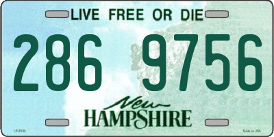 NH license plate 2869756