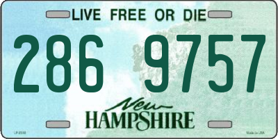 NH license plate 2869757