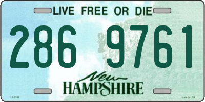 NH license plate 2869761