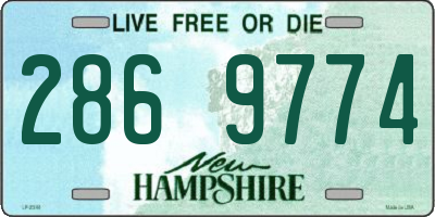 NH license plate 2869774