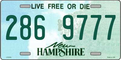 NH license plate 2869777