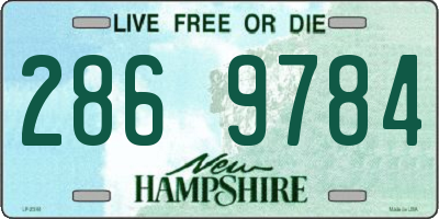 NH license plate 2869784