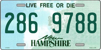 NH license plate 2869788