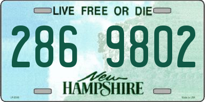 NH license plate 2869802