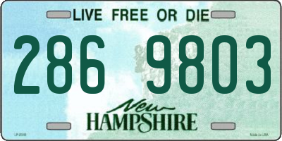 NH license plate 2869803
