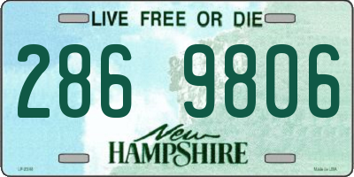 NH license plate 2869806