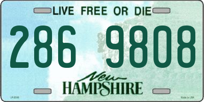 NH license plate 2869808