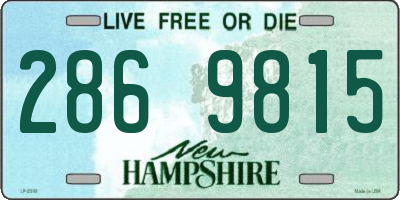 NH license plate 2869815