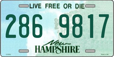 NH license plate 2869817