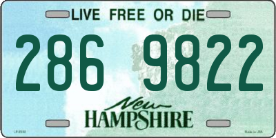 NH license plate 2869822
