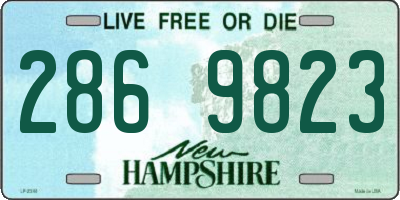NH license plate 2869823