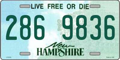 NH license plate 2869836