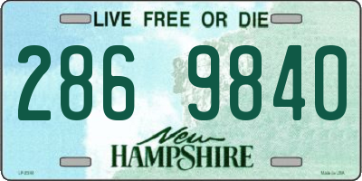 NH license plate 2869840