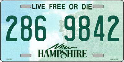 NH license plate 2869842