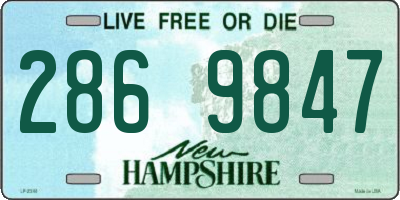 NH license plate 2869847