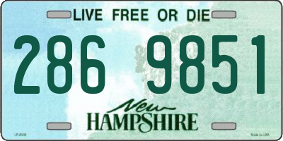 NH license plate 2869851