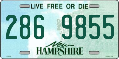 NH license plate 2869855