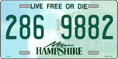 NH license plate 2869882