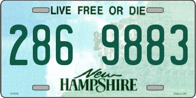 NH license plate 2869883