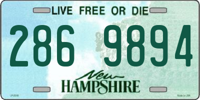NH license plate 2869894