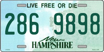 NH license plate 2869898