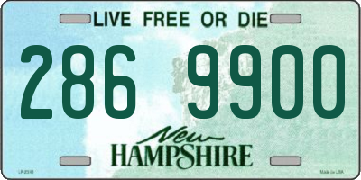 NH license plate 2869900