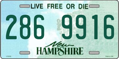 NH license plate 2869916