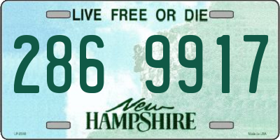 NH license plate 2869917