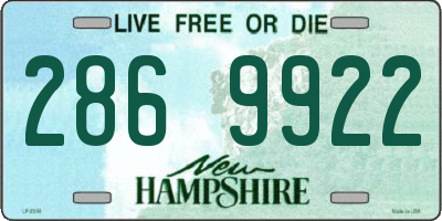 NH license plate 2869922