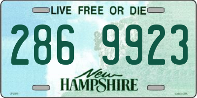 NH license plate 2869923
