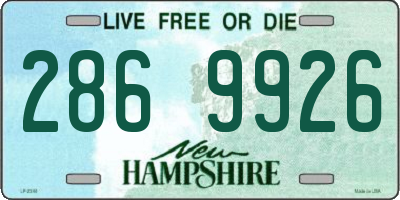 NH license plate 2869926