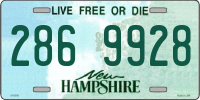 NH license plate 2869928