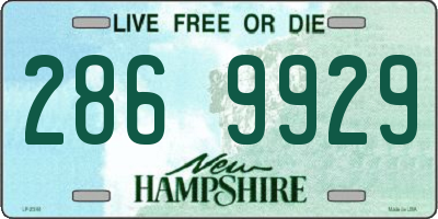 NH license plate 2869929