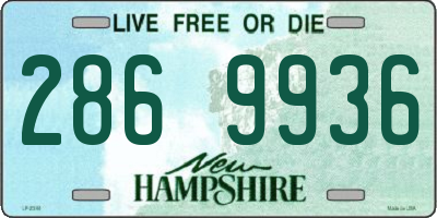 NH license plate 2869936