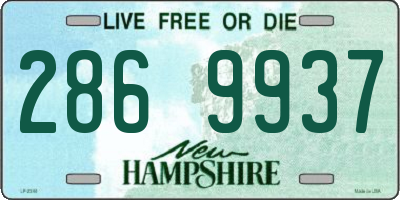 NH license plate 2869937