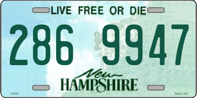 NH license plate 2869947