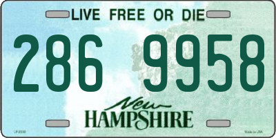 NH license plate 2869958