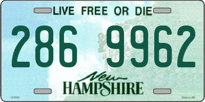 NH license plate 2869962