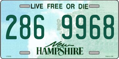 NH license plate 2869968