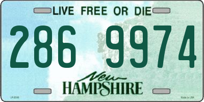 NH license plate 2869974