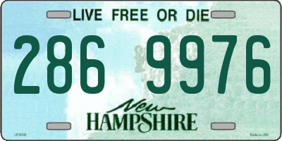 NH license plate 2869976