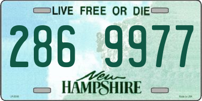 NH license plate 2869977