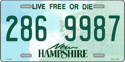 NH license plate 2869987